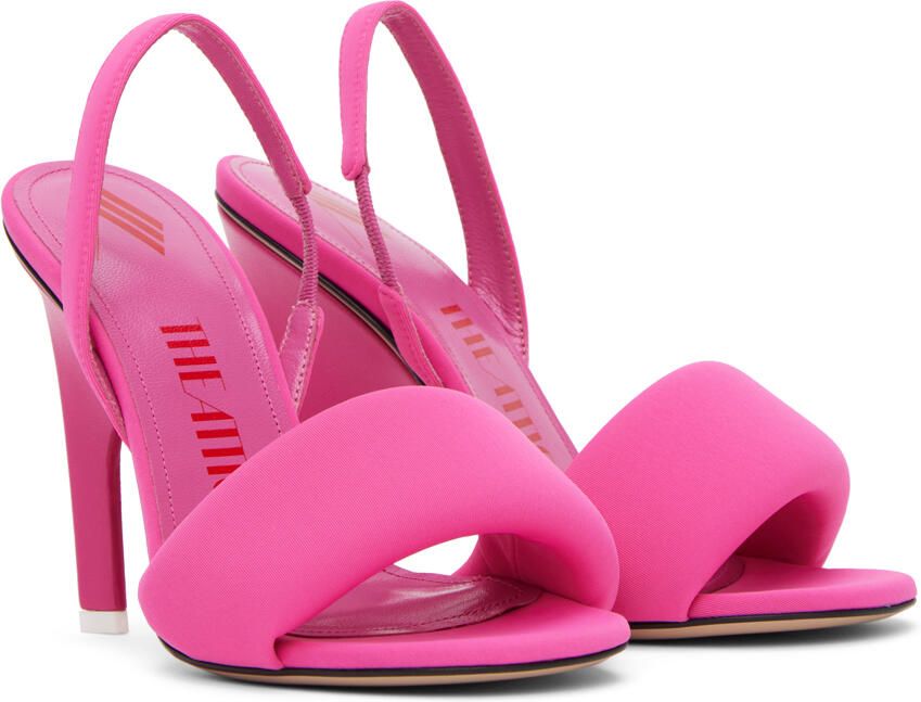 The Attico Pink Rem Heeled Sandals - Picture 3
