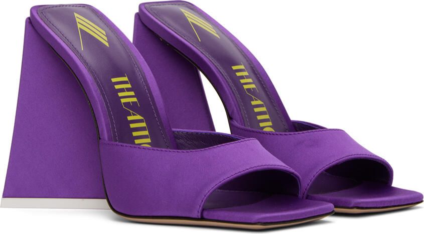 The Attico Purple Devon Mules - Picture 3