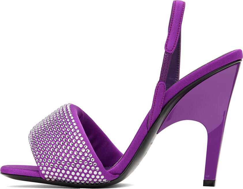 The Attico Purple Rem Heeled Sandals - Picture 2