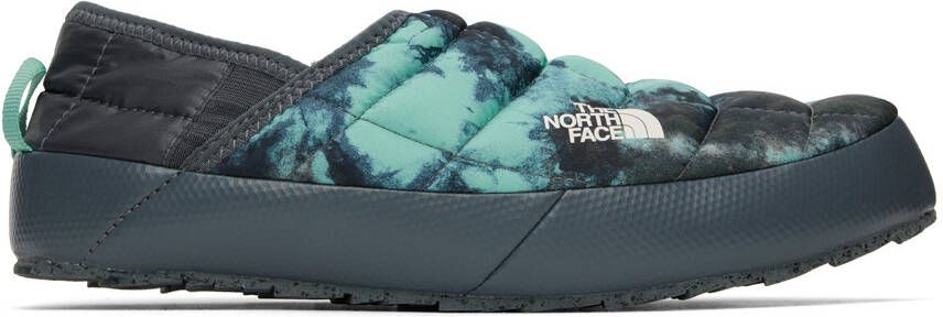 The North Face Green & Gray Thermoball Traction V Slippers - Picture 5