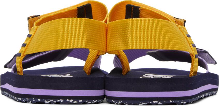 The North Face Blue & Yellow Skeena Sandals