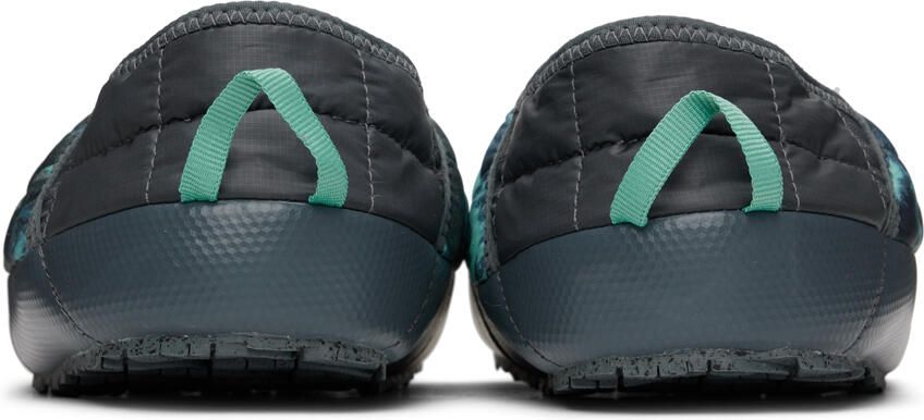 The North Face Green & Gray Thermoball Traction V Slippers