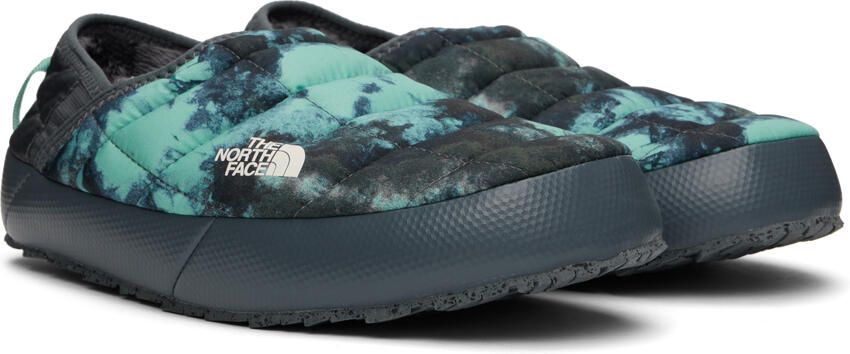 The North Face Green & Gray Thermoball Traction V Slippers - Picture 2