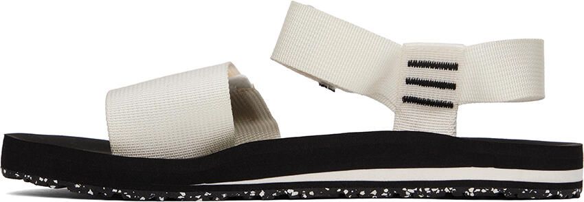 The North Face Off-White & Black Skeena Sandals - Picture 4
