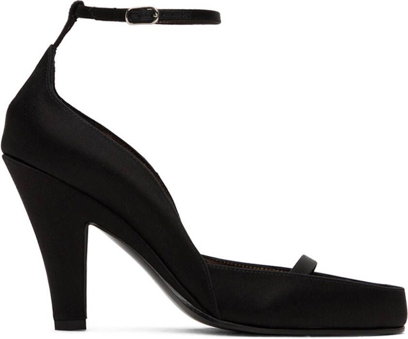 The Row Black Ankle Strap Heels - Picture 4