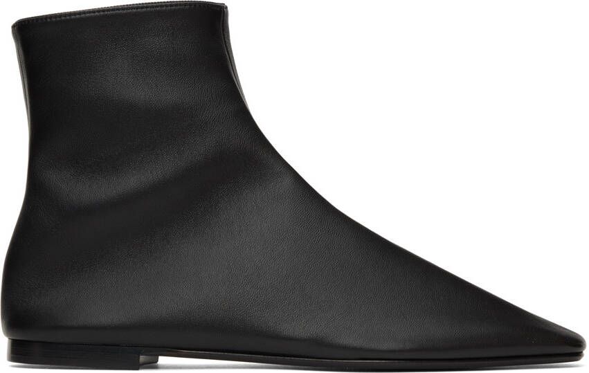 The Row Black Ava Boots