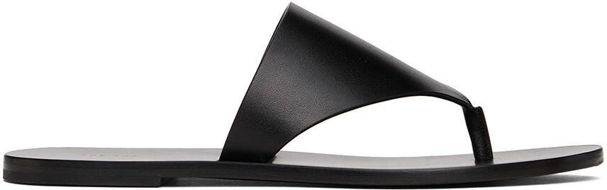 The Row Black Avery Sandals - Picture 4