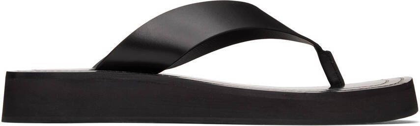 The Row Black Ginza Sandals - Picture 5