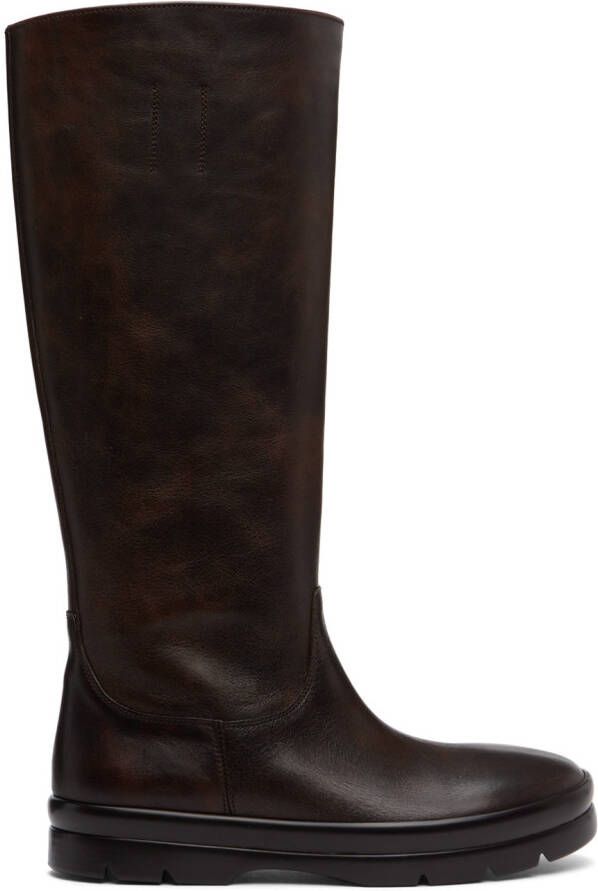 The Row Brown Billie Tall Boots - Picture 4