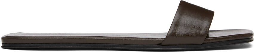 The Row Brown Chocolate Sandals