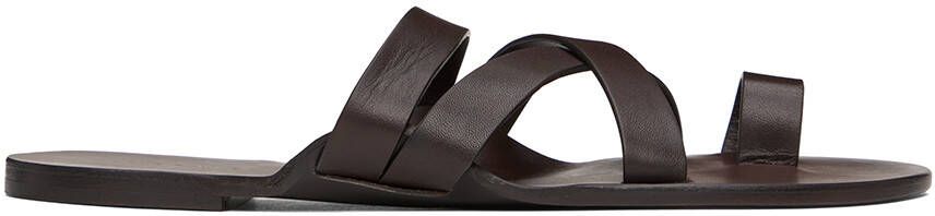The Row Brown Kris Sandals - Picture 4