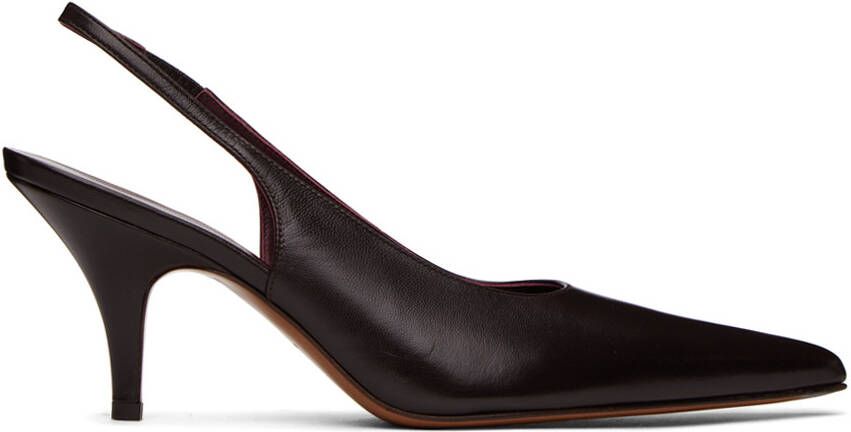The Row Brown Sling Point Heels - Picture 5