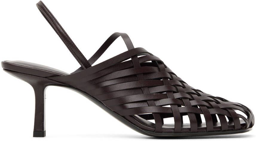 The Row Brown Woven Heels - Picture 5
