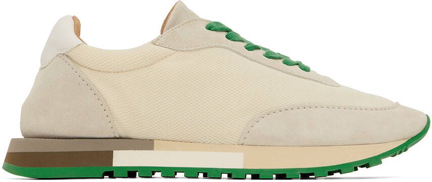 The Row Off-White & Green Owen Sneakers - Picture 5