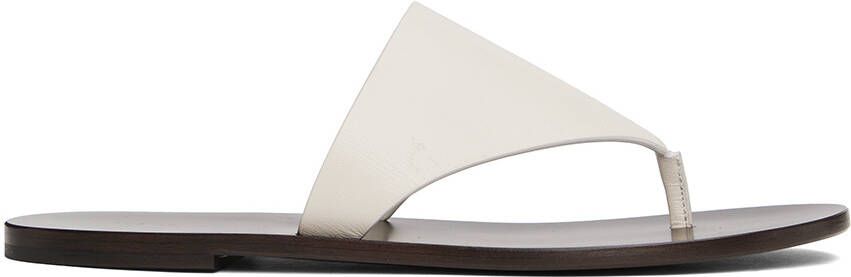 The Row Off-White Avery Sandals
