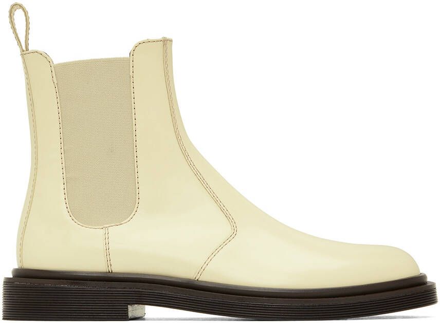 The Row Off-White Elastic Ranger Boots - Picture 4