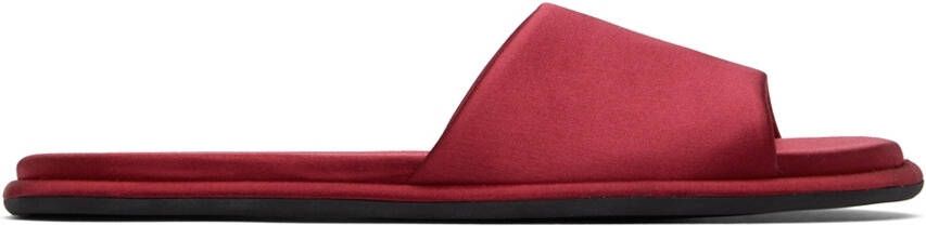 The Row Red Canal Slippers