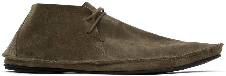 The Row Taupe Tyler Boots - Picture 5