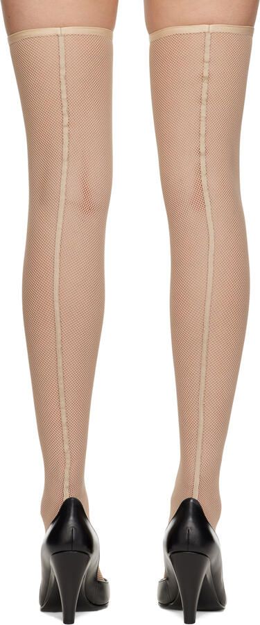 The Row Black & Beige Sock Pump Heels