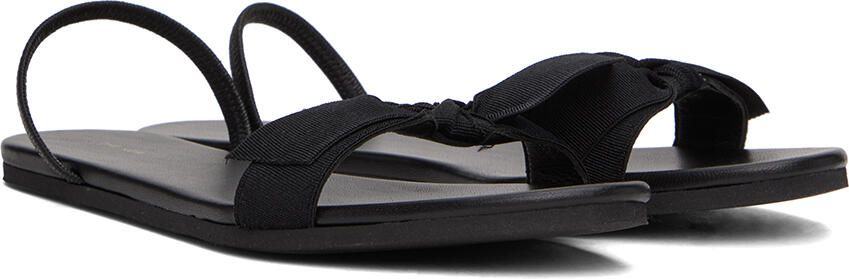 The Row Black Bow Sandals - Picture 2