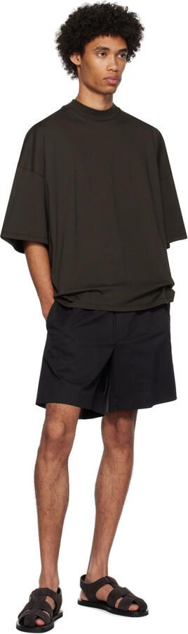 The Row Black Fisherman Sandals - Picture 4