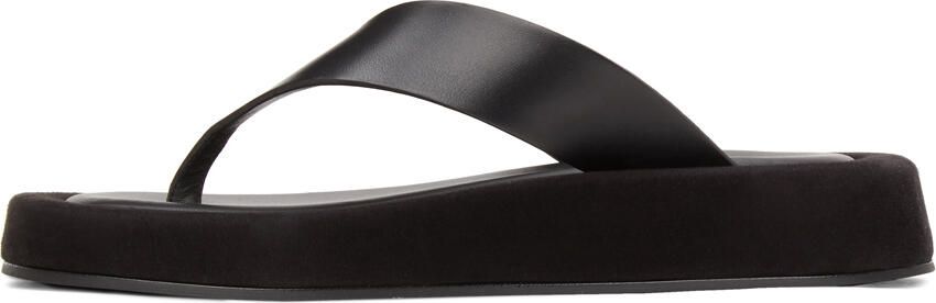 The Row Black Ginza Sandals - Picture 4