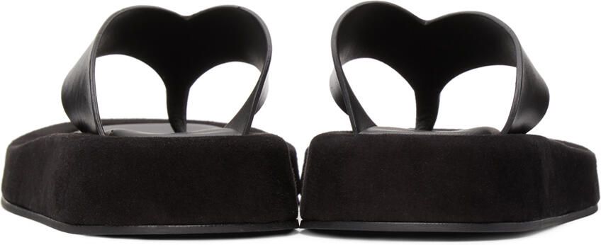 The Row Black Ginza Sandals - Picture 2