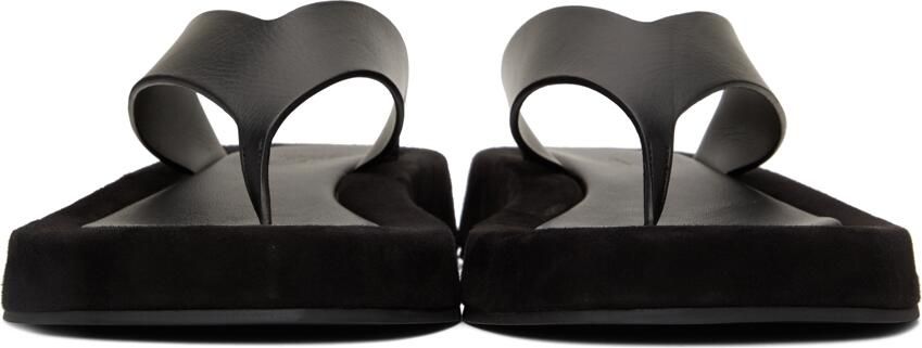 The Row Black Ginza Sandals - Picture 3