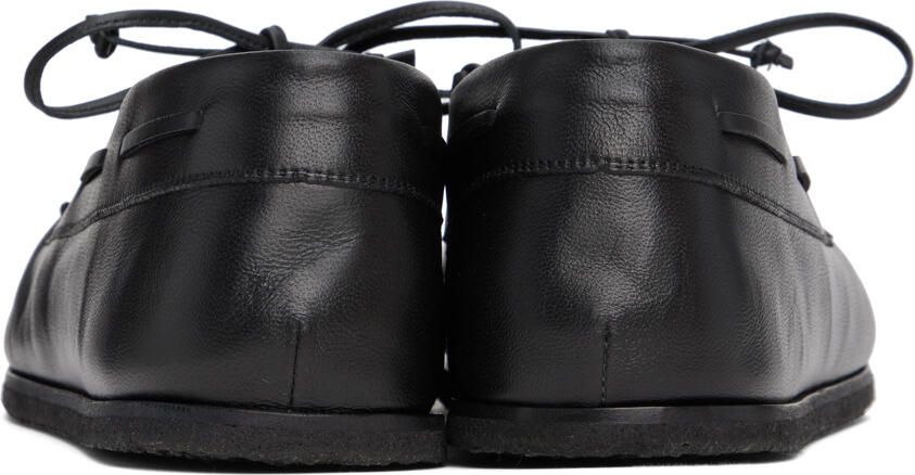The Row Black Sailor Loafers - Picture 4