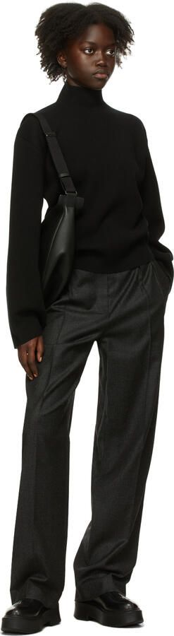 The Row Black Zipped 1 Boots - Picture 4