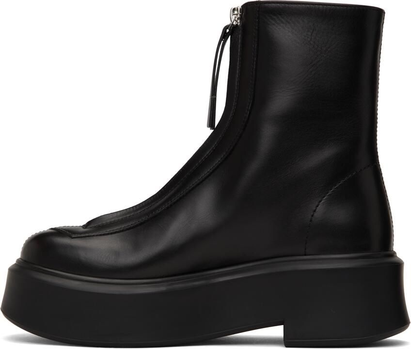 The Row Black Zipped Boot I Ankle Boots - Picture 2