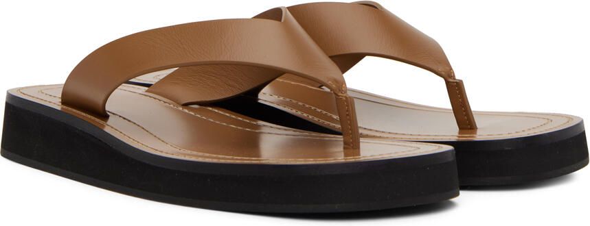 The Row Brown Ginza Sandals - Picture 2