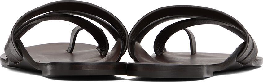 The Row Brown Kris Sandals - Picture 2