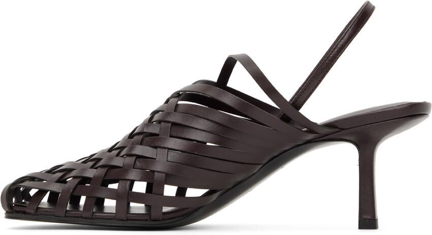 The Row Brown Woven Heels - Picture 3