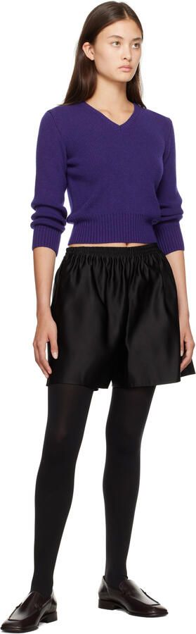 The Row Burgundy Mensy Loafers - Picture 4