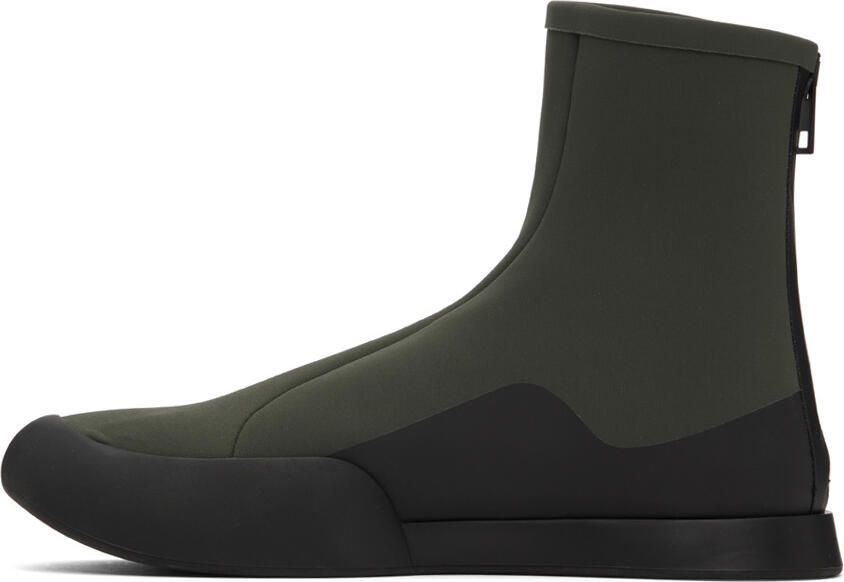 The Row Khaki TR Ankle Boots - Picture 3