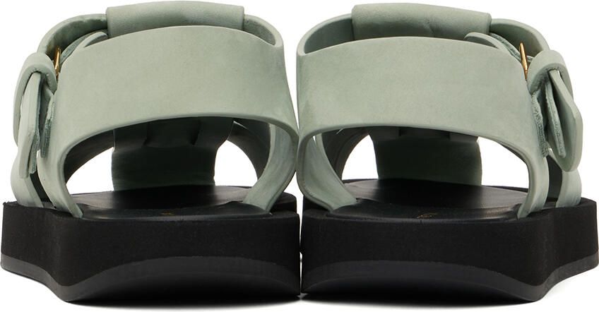 The Row Kids Gray Fisherman Sandals