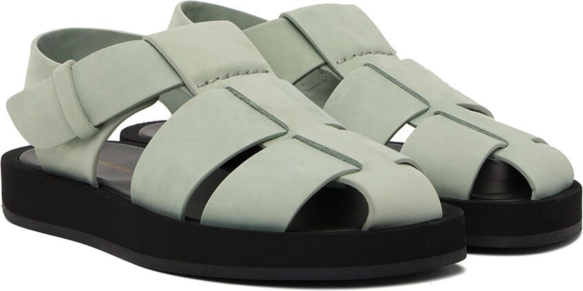 The Row Kids Gray Fisherman Sandals - Picture 2