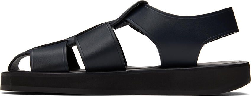 The Row Navy Fisherman Flat Sandal - Picture 3