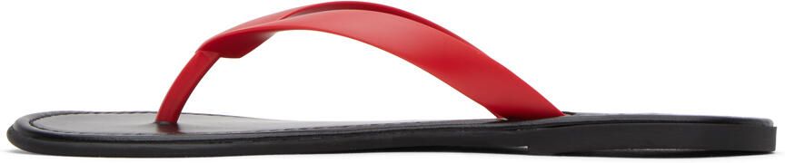 The Row Red & Black Beach Sandals - Picture 4