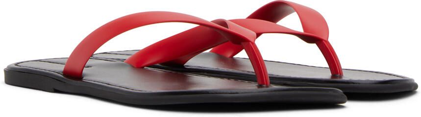 The Row Red & Black Beach Sandals - Picture 3