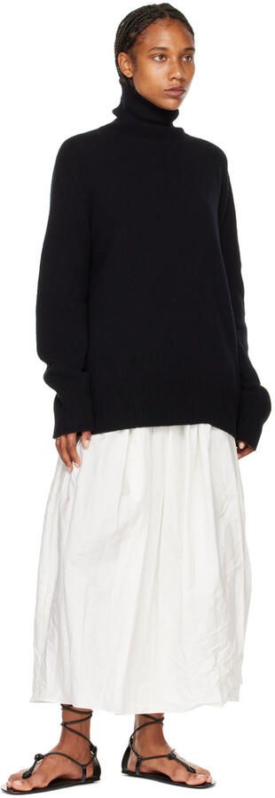 The Row SSENSE Exclusive Black Knots Sandals - Picture 4