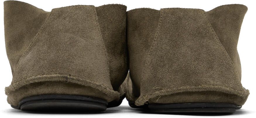 The Row Taupe Tyler Boots