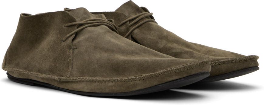 The Row Taupe Tyler Boots - Picture 2