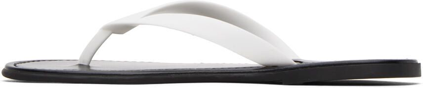 The Row White & Black Beach Sandals - Picture 4