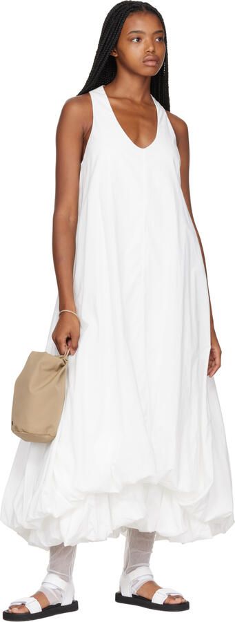 The Row White Hook And Loop Flat Sandals - Picture 4