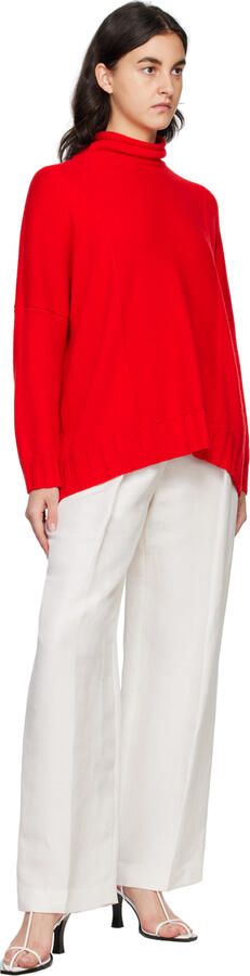 The Row White T Bar Heeled Sandals - Picture 4