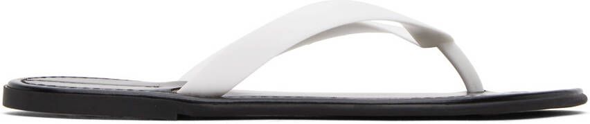 The Row White & Black Beach Sandals - Picture 5