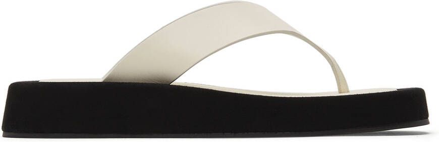 The Row White Ginza Sandals - Picture 5