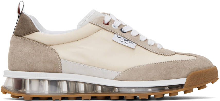 Thom Browne Beige Tech Sneakers - Picture 4